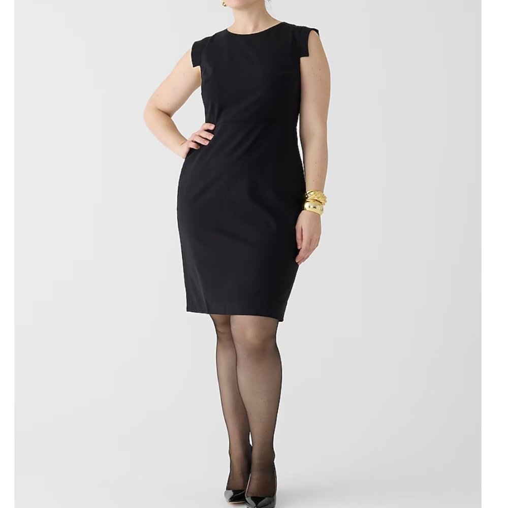 J. Crew Resume Dress (Color: Black / Size: 10)
